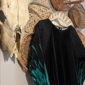 Black and Green Women's Dress